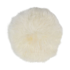 Premium Seat Cover | Long Wool | New Zealand | D13 in Ivory