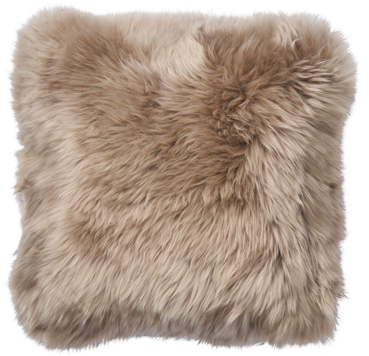 Long-Wool Sheepskin Cushion | Doublesided | 56x56 cm