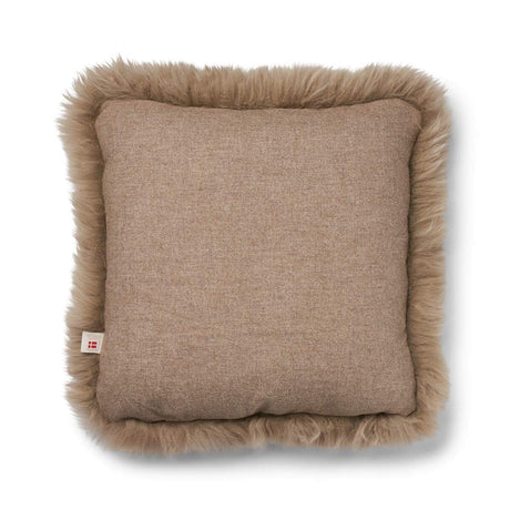 Long-Wool Sheepskin Cushion | 52x52 cm