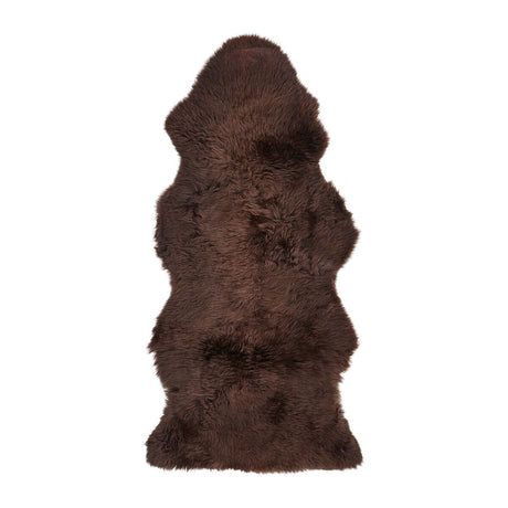 New Zealand Sheepskin | Long Wool | Rug 135 cm Chocolate