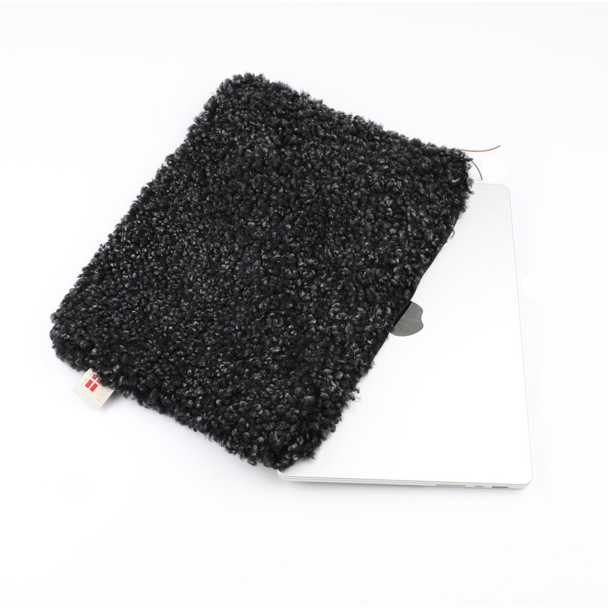 Sheepskin Computer Sleeve Anthracite