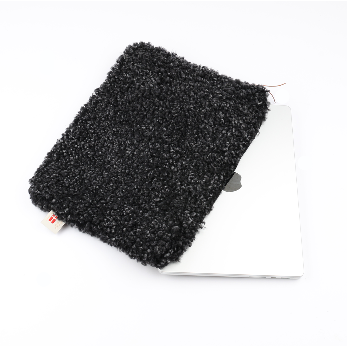 Sheepskin Computer Sleeve Anthracite