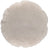 Nordic Velvet Cushion | D18 in | D24 in Grey Sand