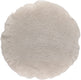 Nordic Velvet Cushion | D18 in | D24 in Grey Sand