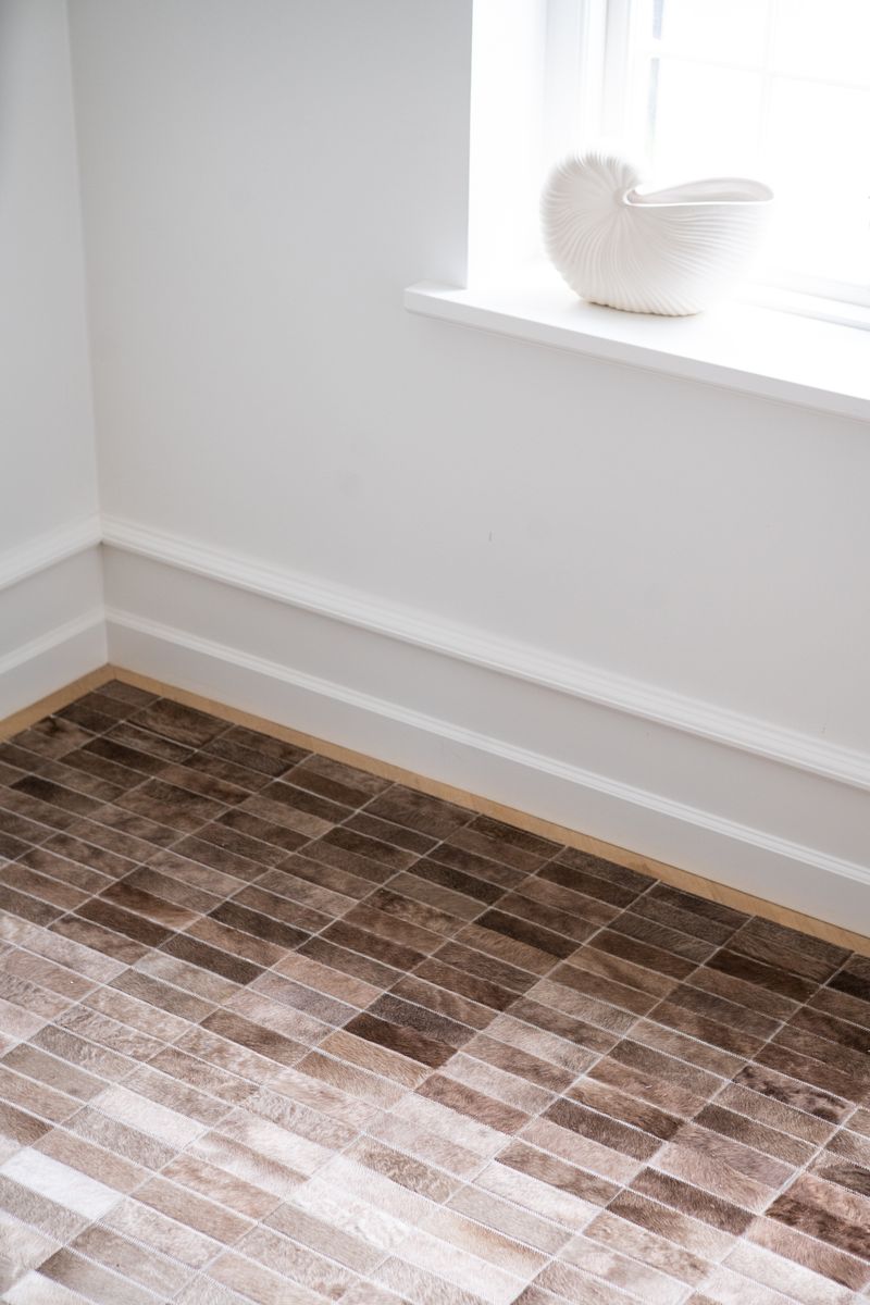 Cowhide Rug Copenhagen Champagne
