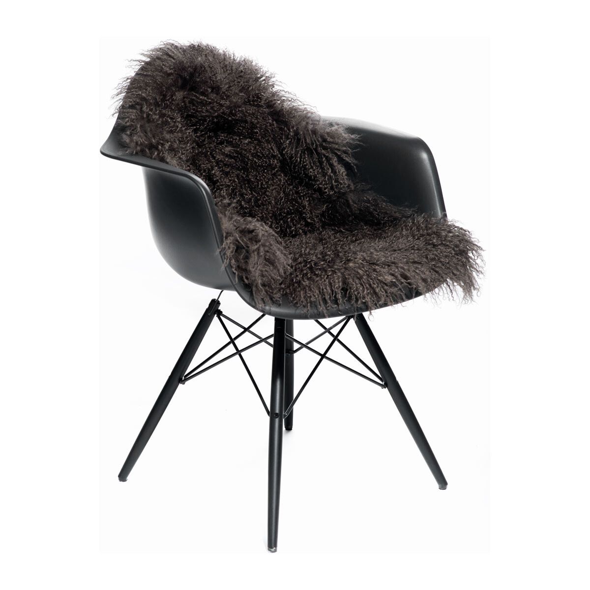Curly Sheepskin | Tibetan | 53x20 in Taupe