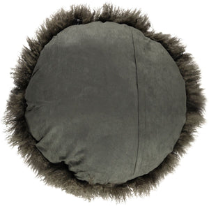 Curly Cake Cushion | D15 in | 18 in | 24 in Hedge Green