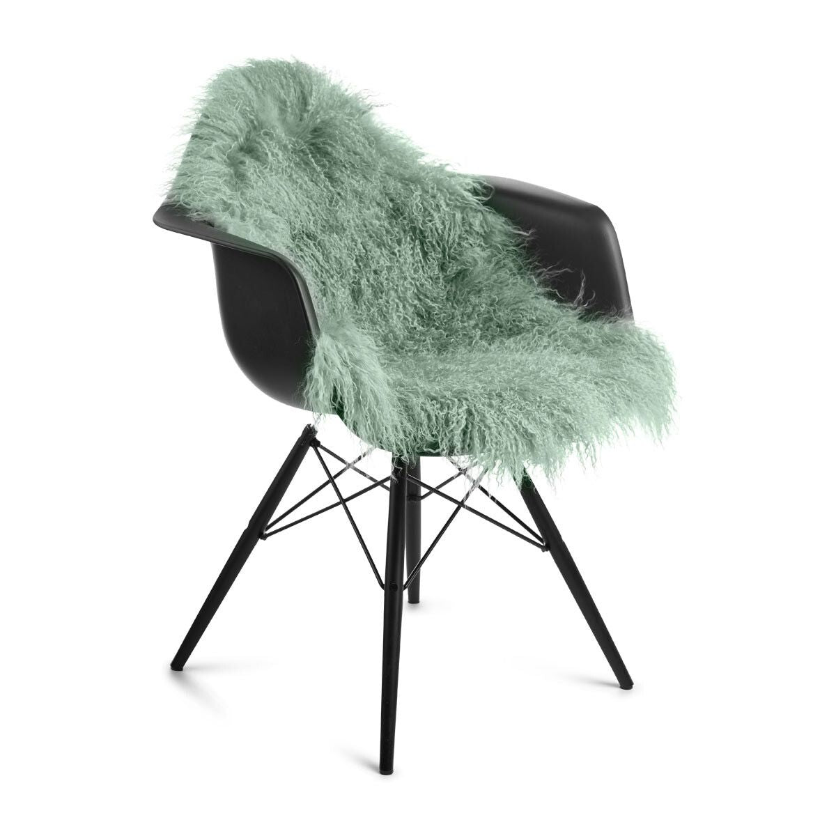 Curly Sheepskin | Tibetan | 33x20 in Mint