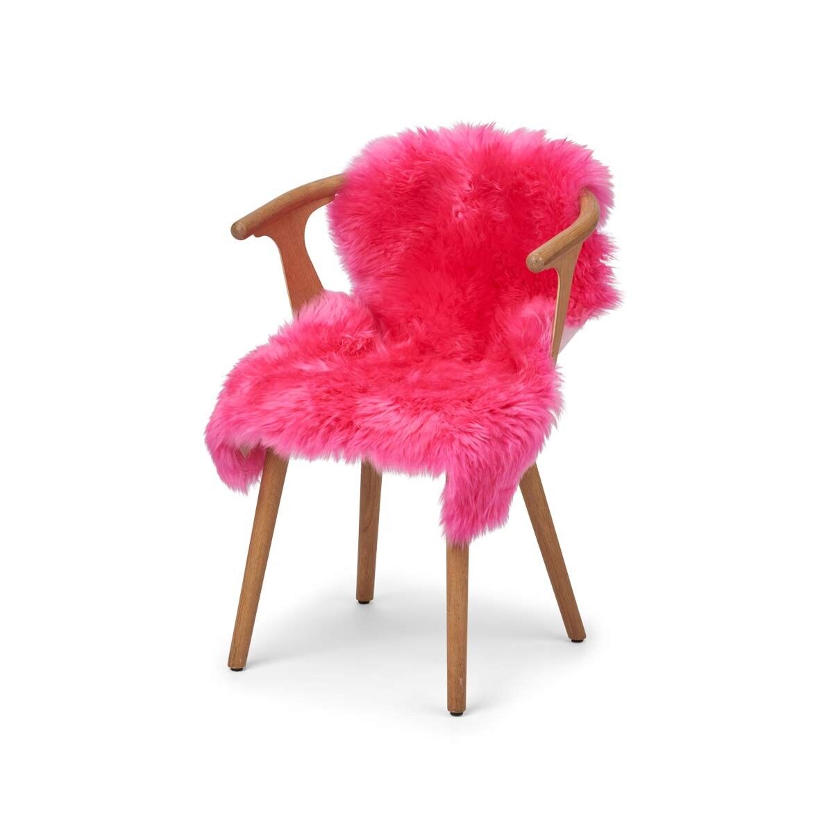 Merino Sheepskin Dyed | New Zealand | approx. 35 in Fuchsia