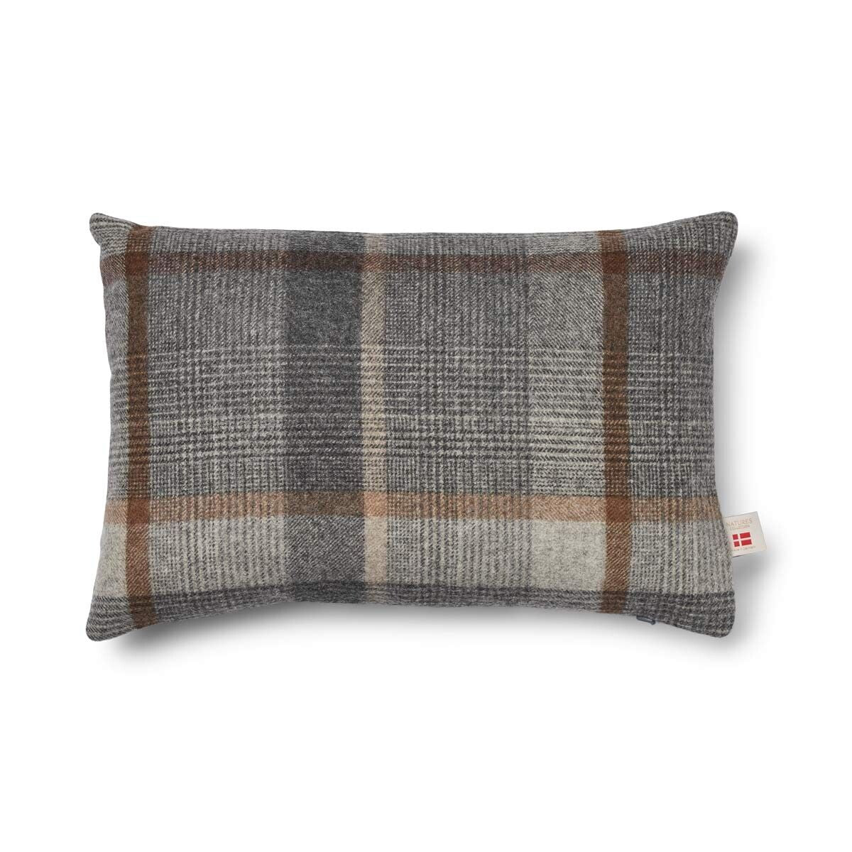 Doublesided Cushion | 13x20 in Glencheck-Grey