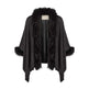 June Poncho Black