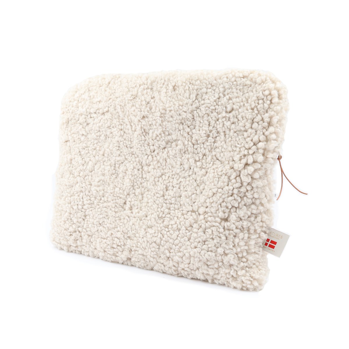 Sheepskin Computer Sleeve Pearl