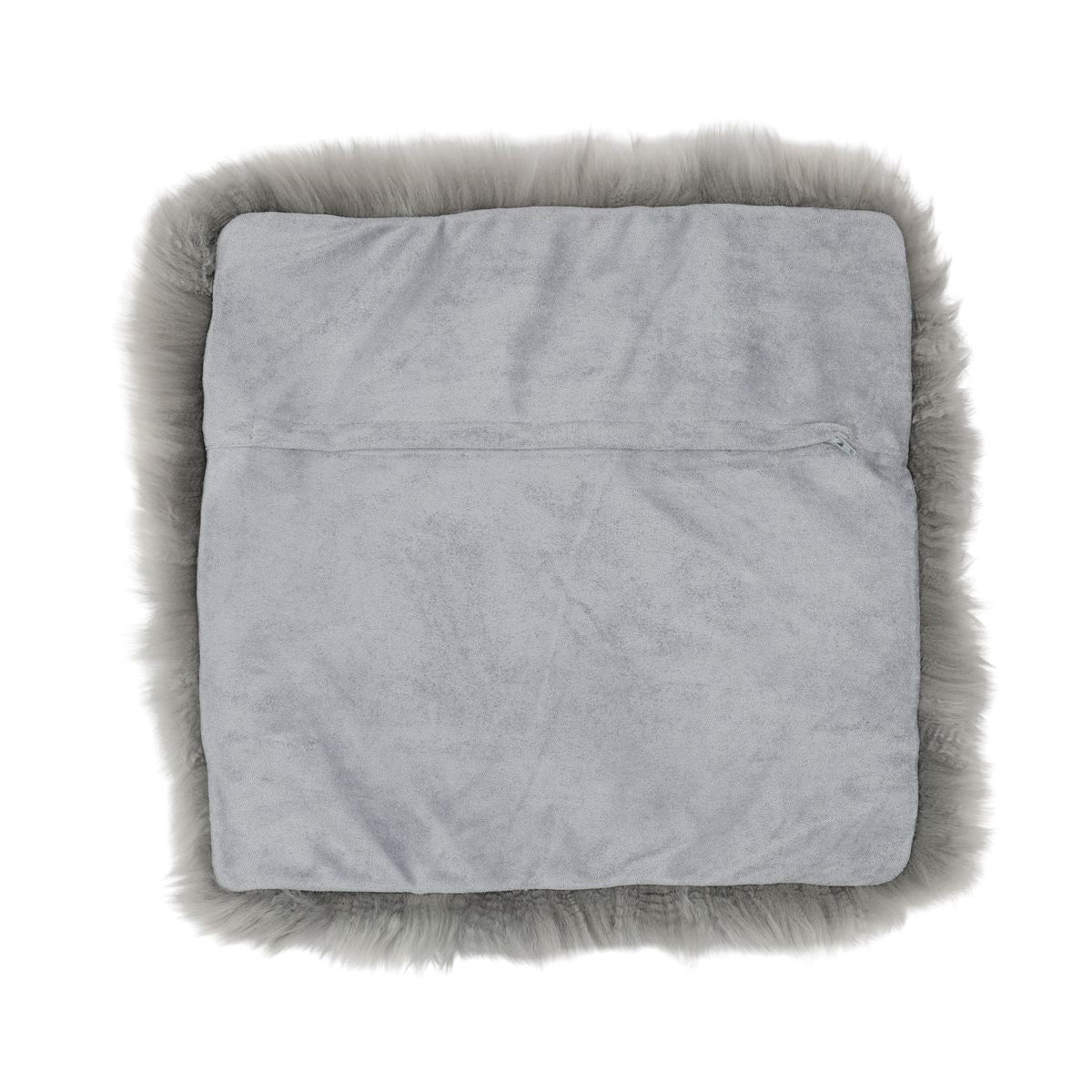 Cushion Cover | Long Wool | New Zealand Light Grey