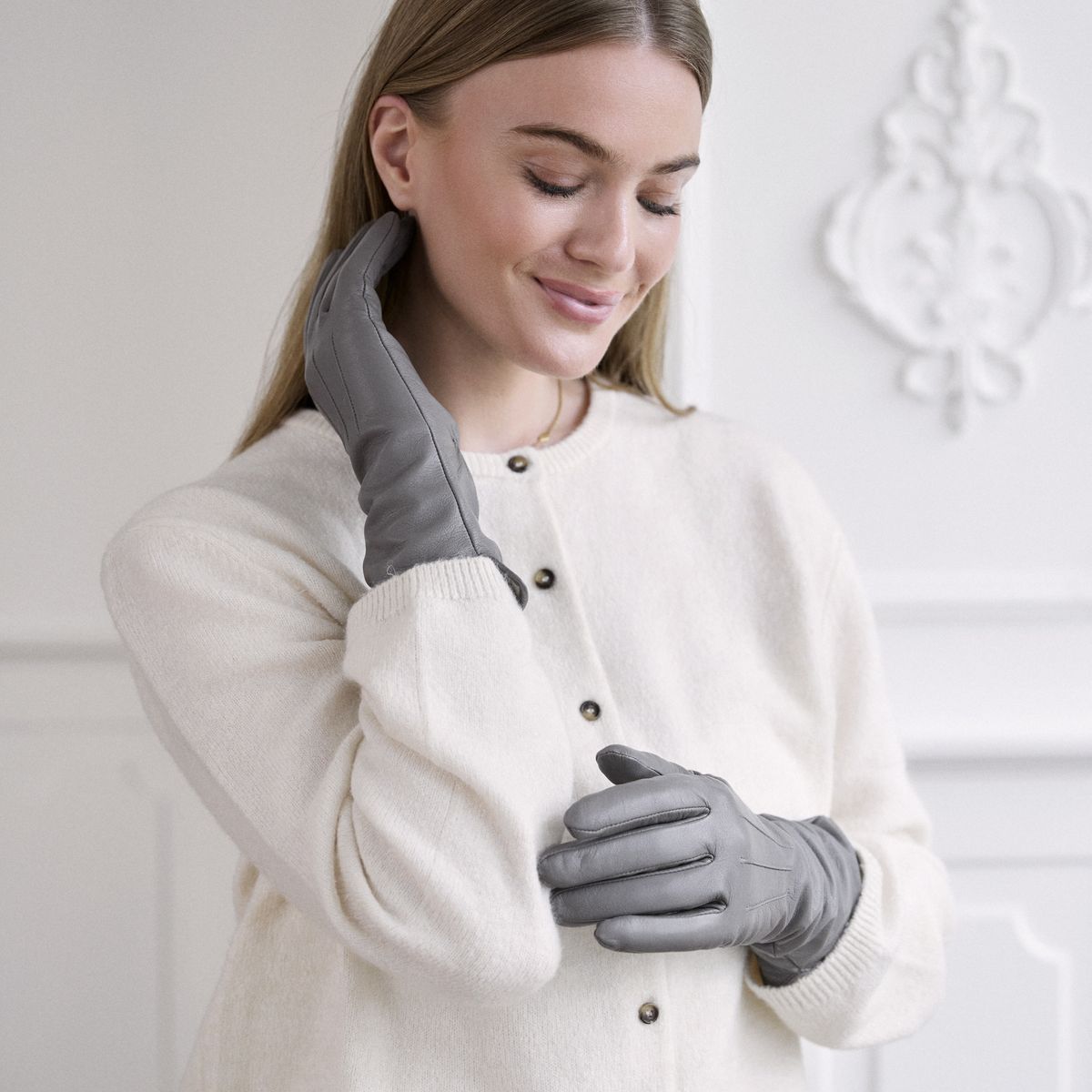 Kennedy Long Gloves Black