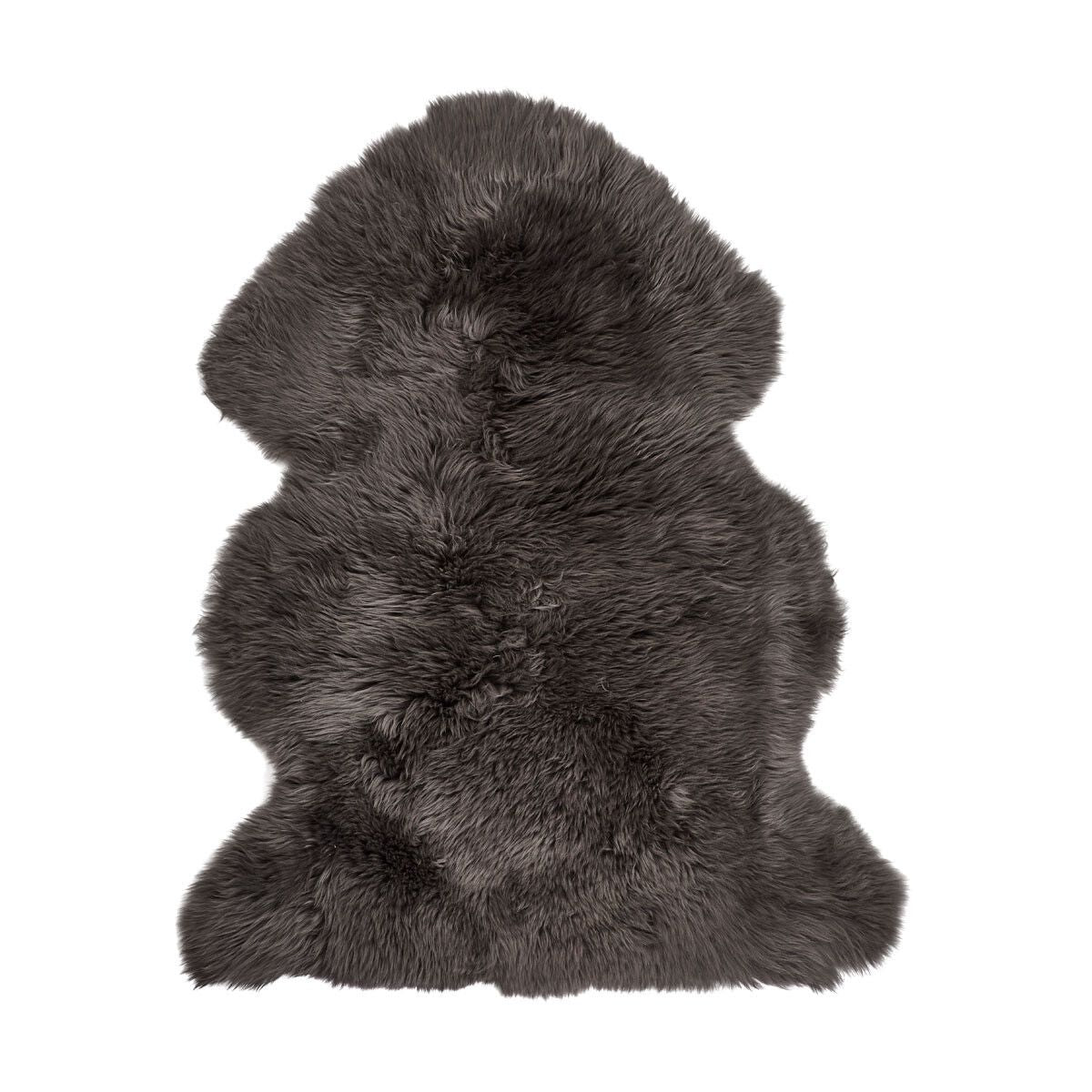 New Zealand Sheepskin | Long Wool | 45x24 in Steel