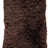 Long-Wool Sheepskin Cushion | 11x22 in Chocolate