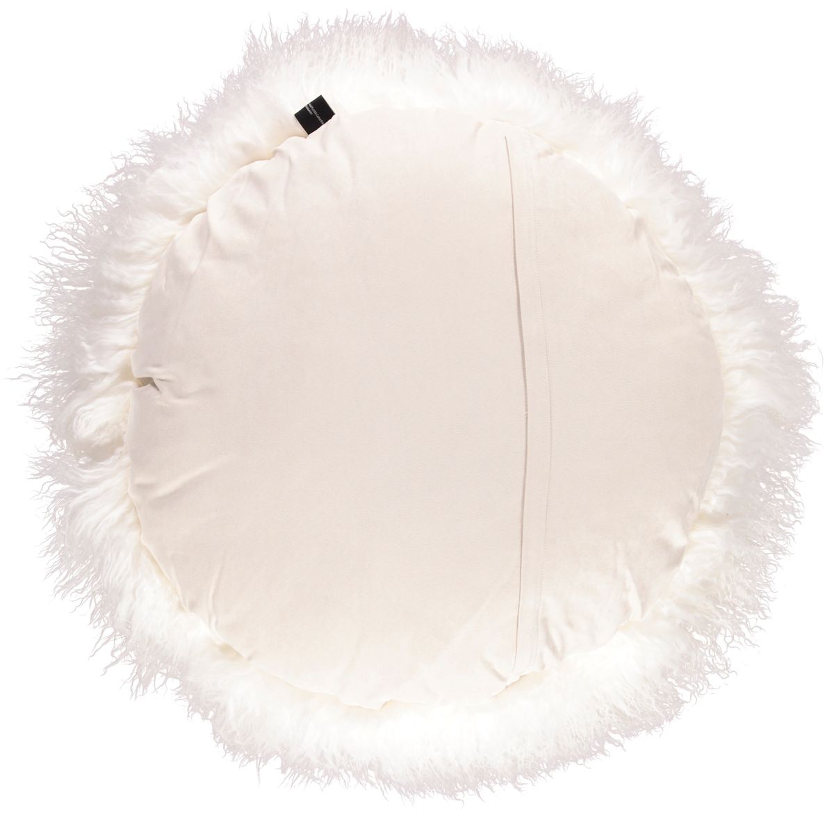 Curly Cake Cushion | D15 in | 18 in | 24 in Ivory