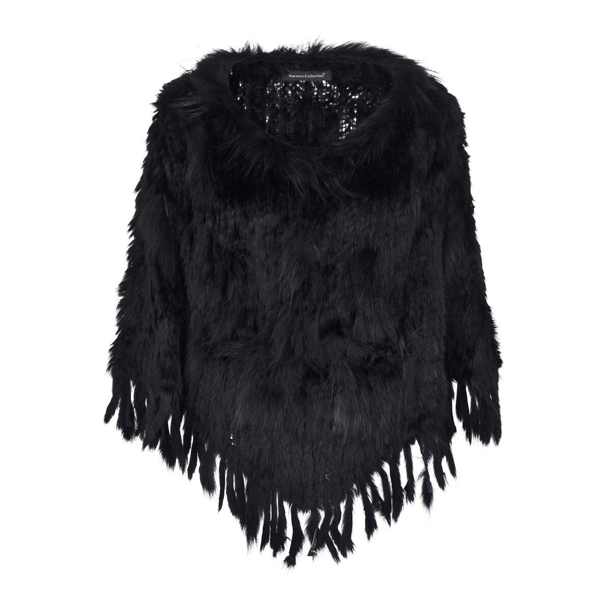 Noa Poncho Black