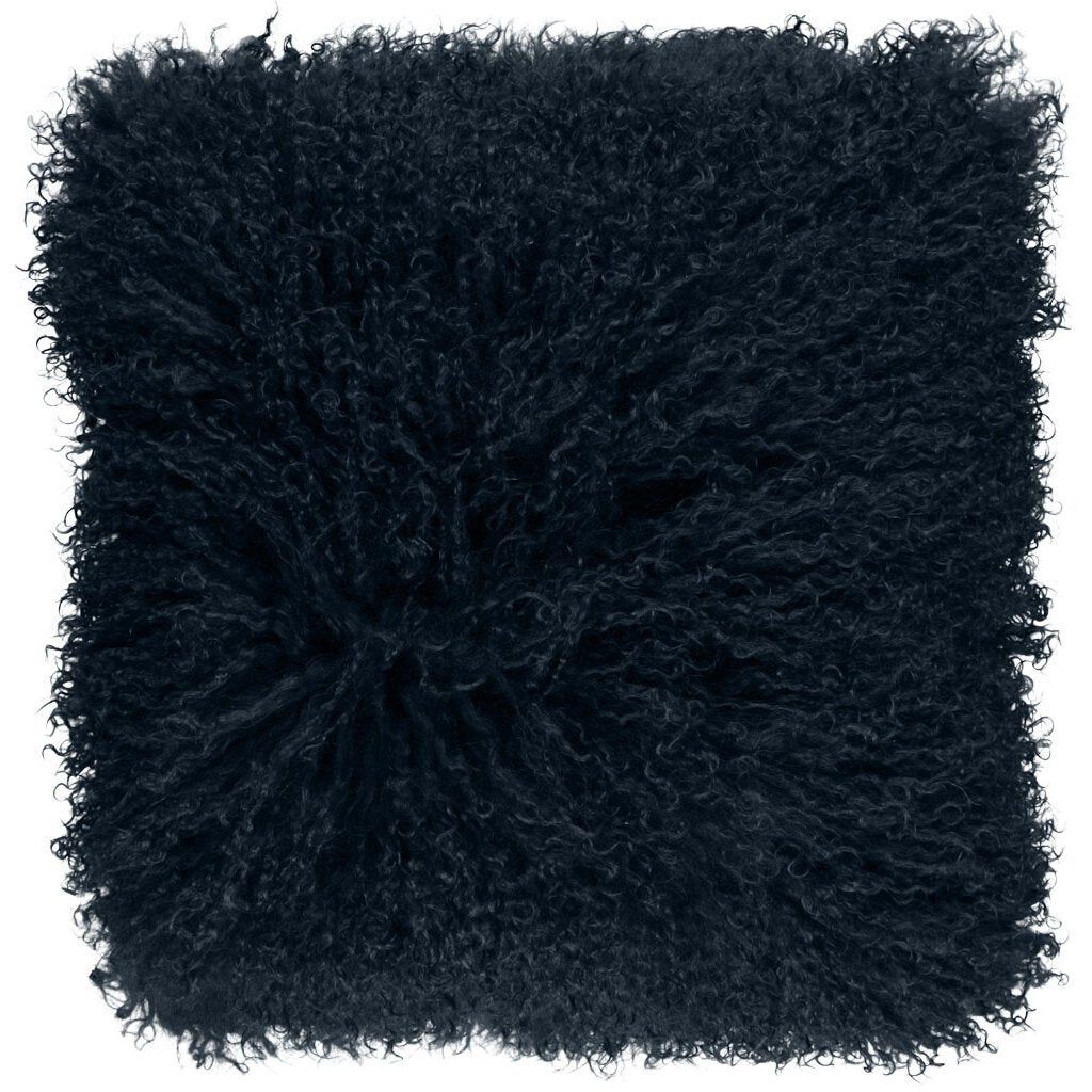Curly Cushion | 16x16 in Navy
