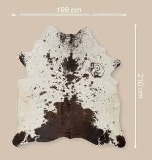 Cow Hide Rug | 3,2 sqm Dark Brown/Reddish