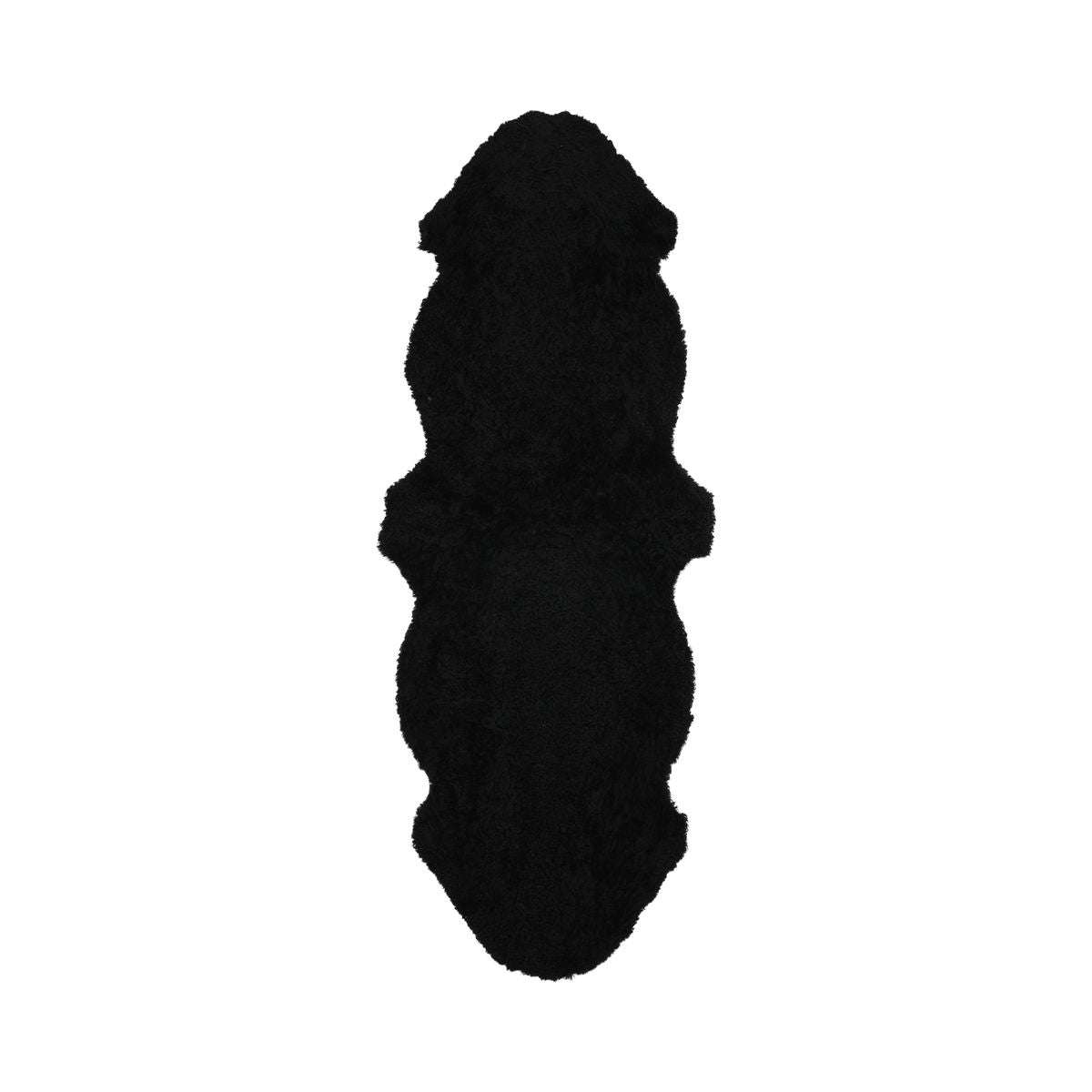 Double Sheepskin  |Short Wool | New Zealand Black