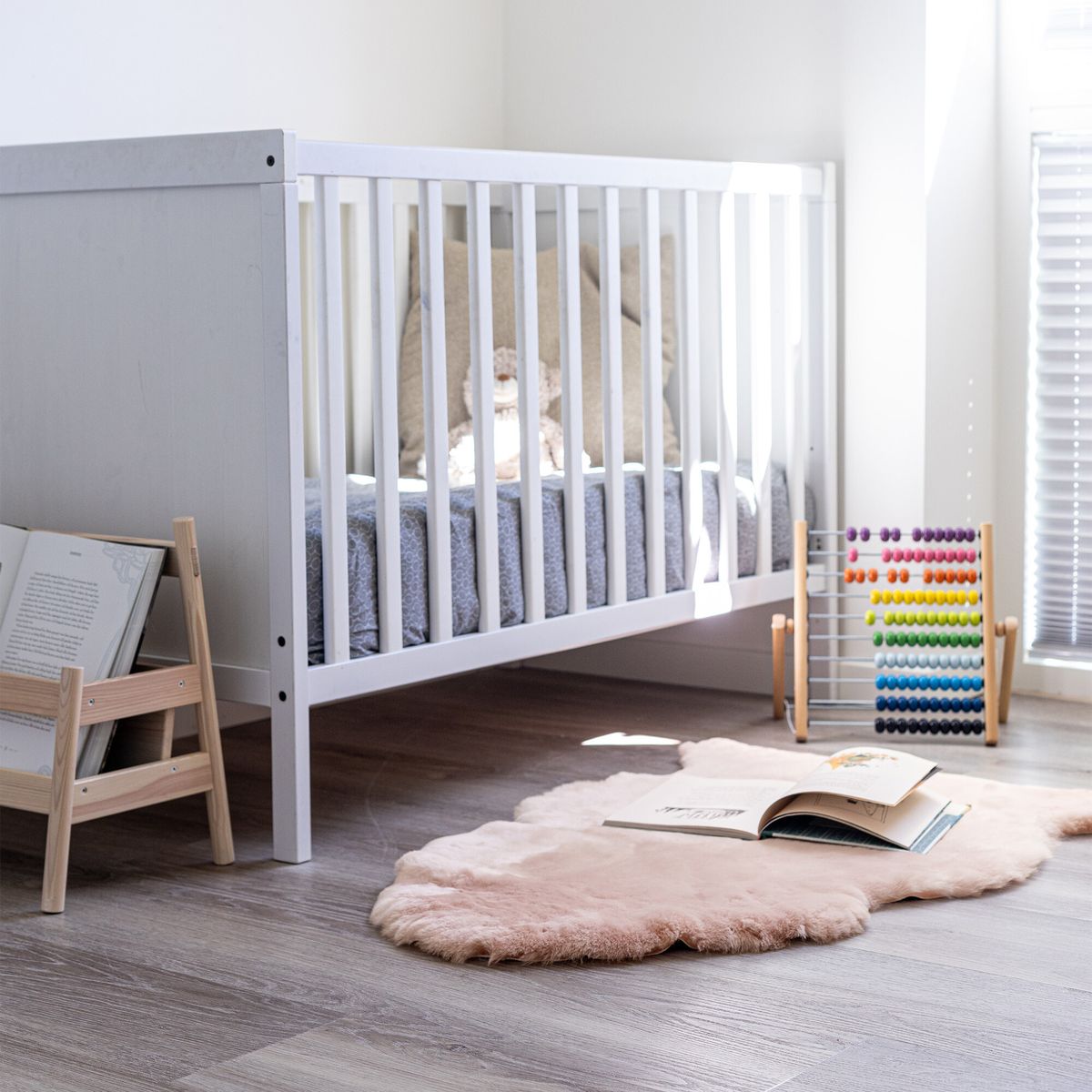 Baby Sheepskin | Short Wool | New Zealand Light Pink