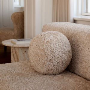 Angelite Cushion | D10 in | D12 | D14 | SW Curly Anthracite