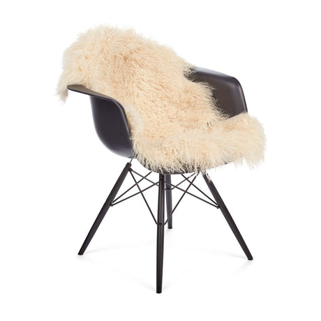 Curly Sheepskin | Tibetan | 85x50 cm Light Honey