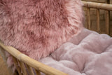 Long-Wool Sheepskin Cushion | 50x50 cm