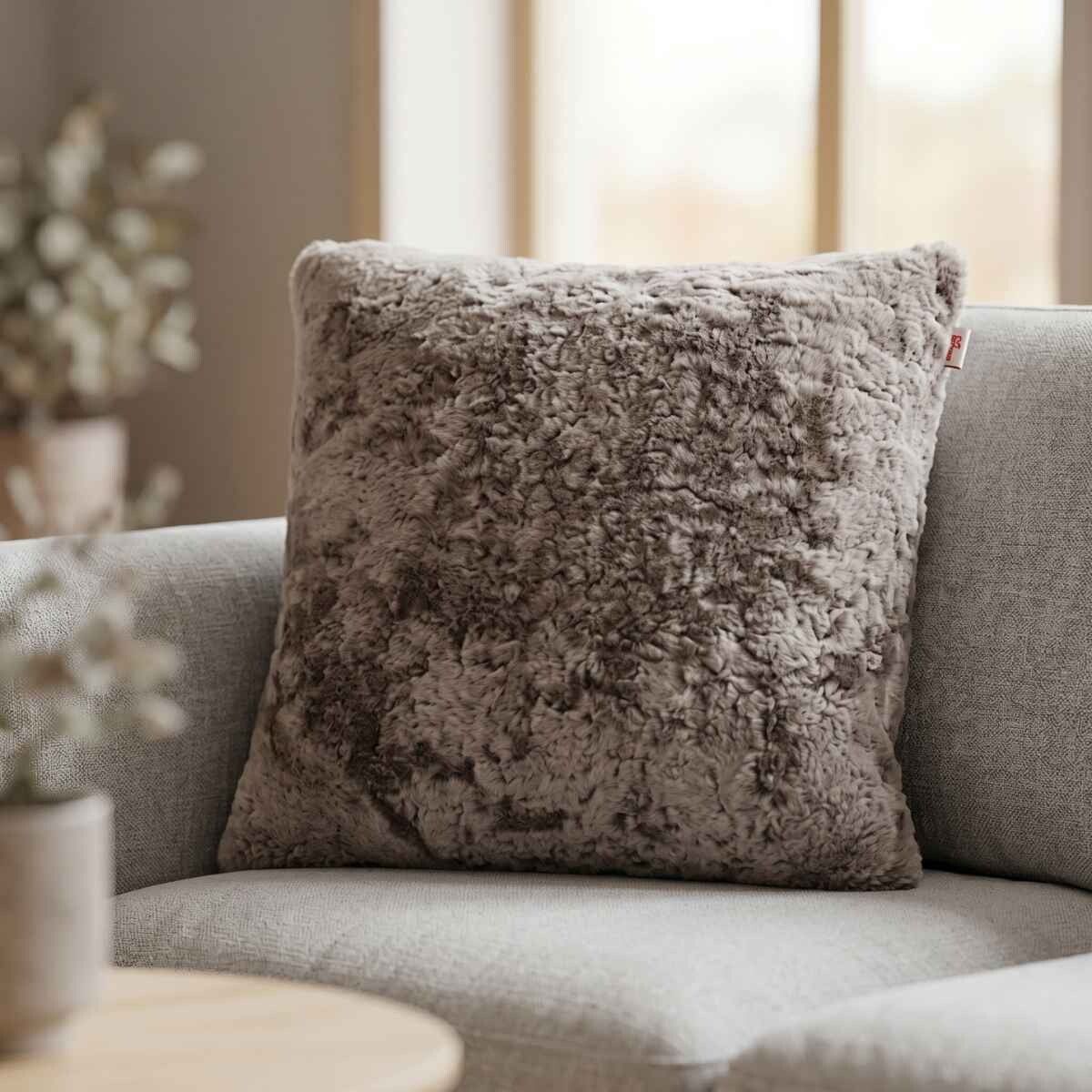 Premium Sheepskin Cushion | Long Wool | New Zealand | Doublesided Mustard Yellow