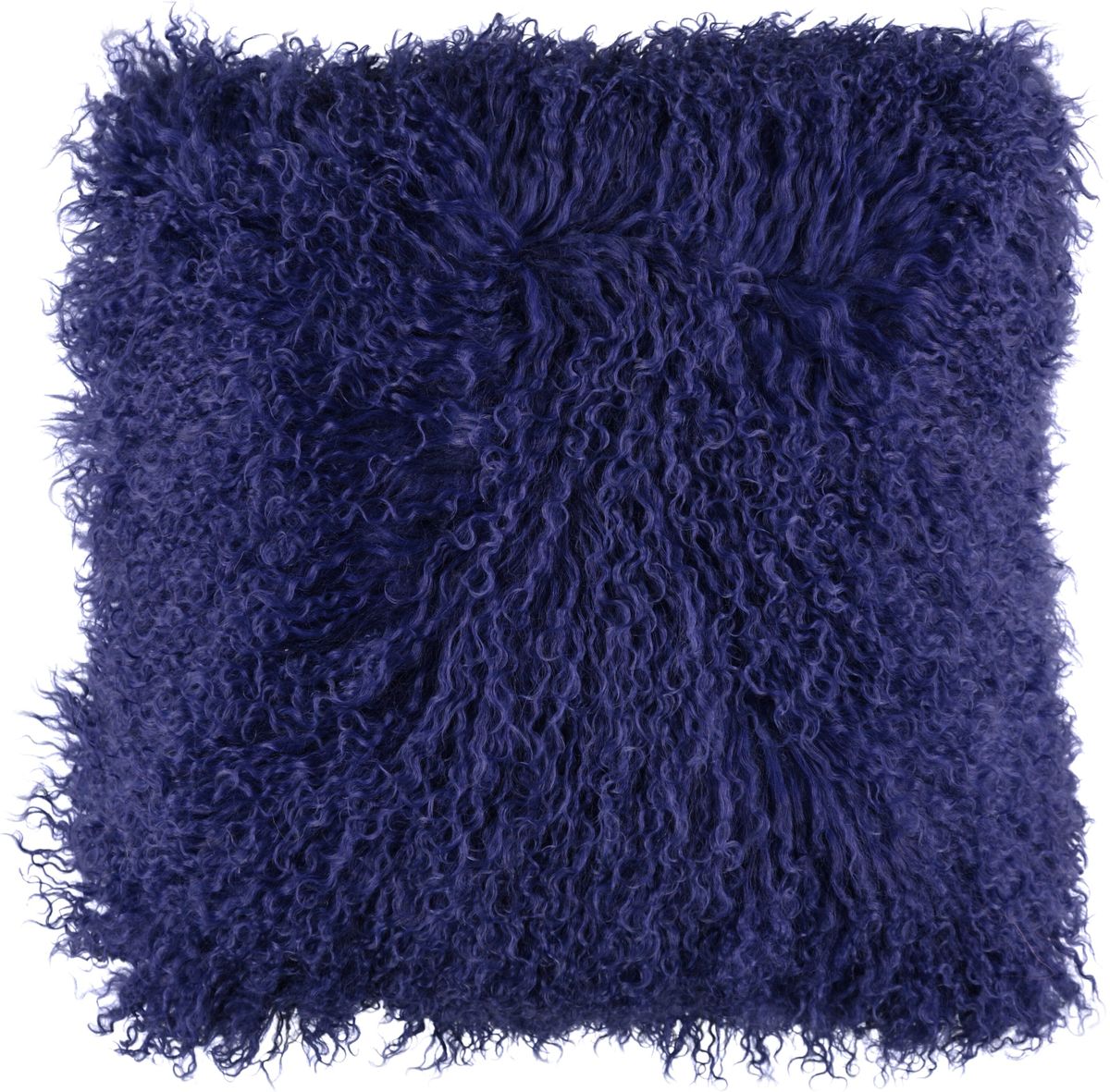 Curly Cushion Navy Blue