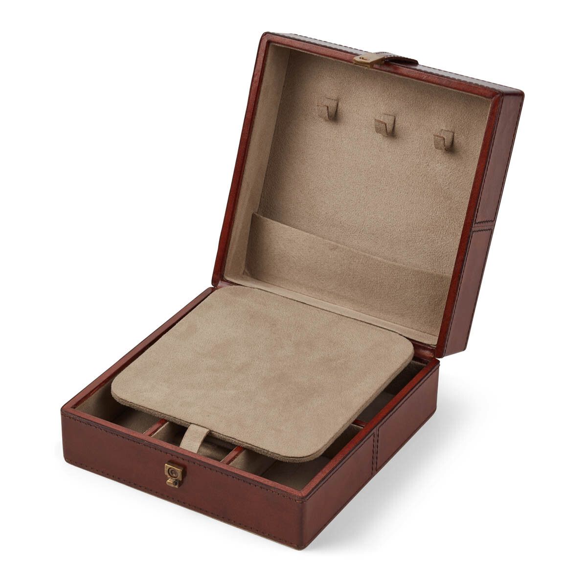Jewellery Box | 8x8x4 in Camel