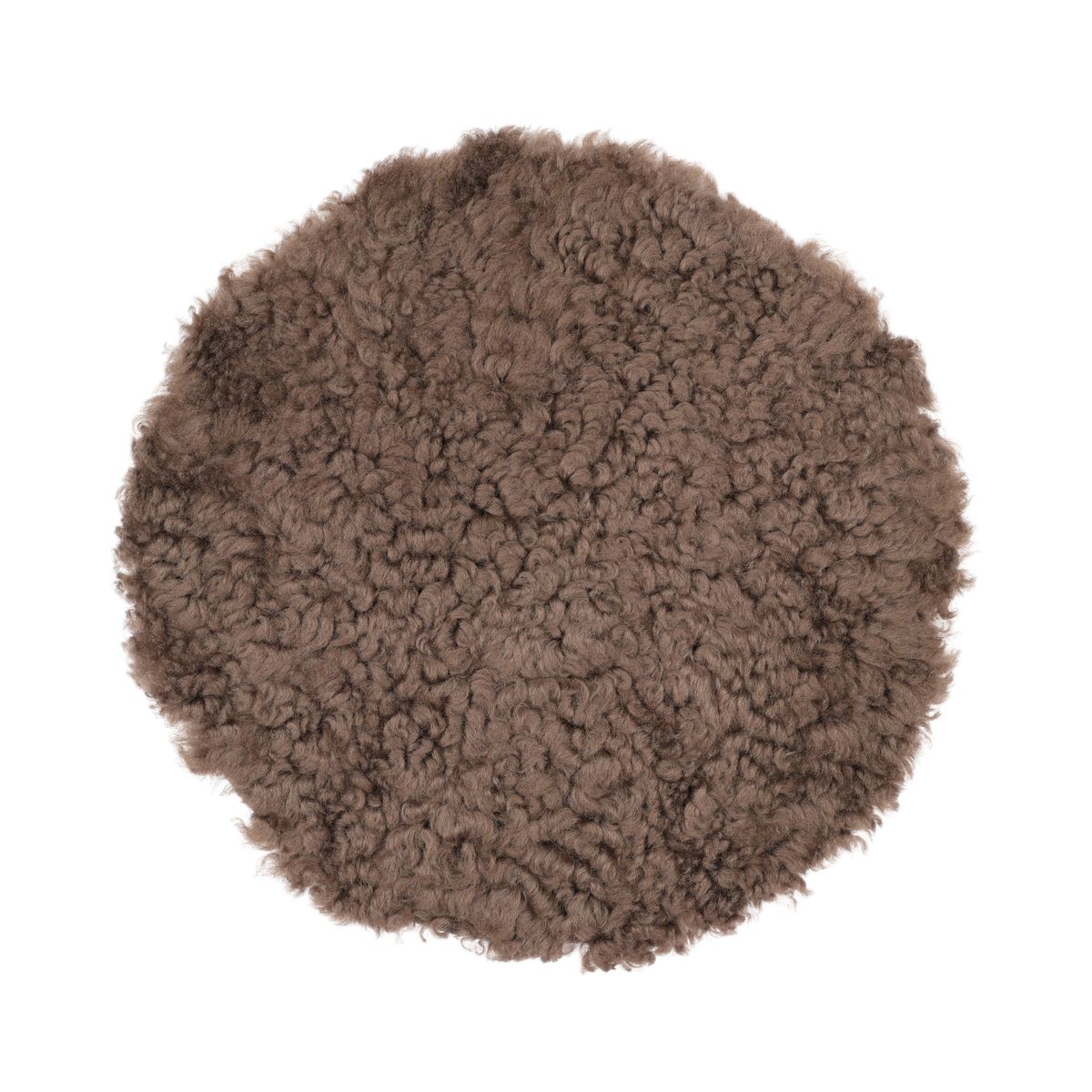 Short Wool Seat Cover | New Zealand | Round Mushroom
