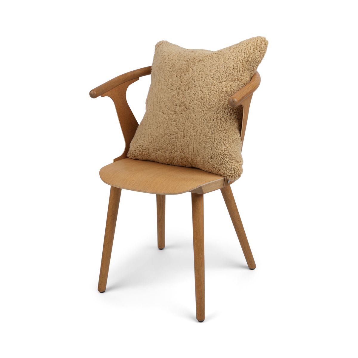 Sheepskin Cushion | Short Wool | New Zealand | Square Honey