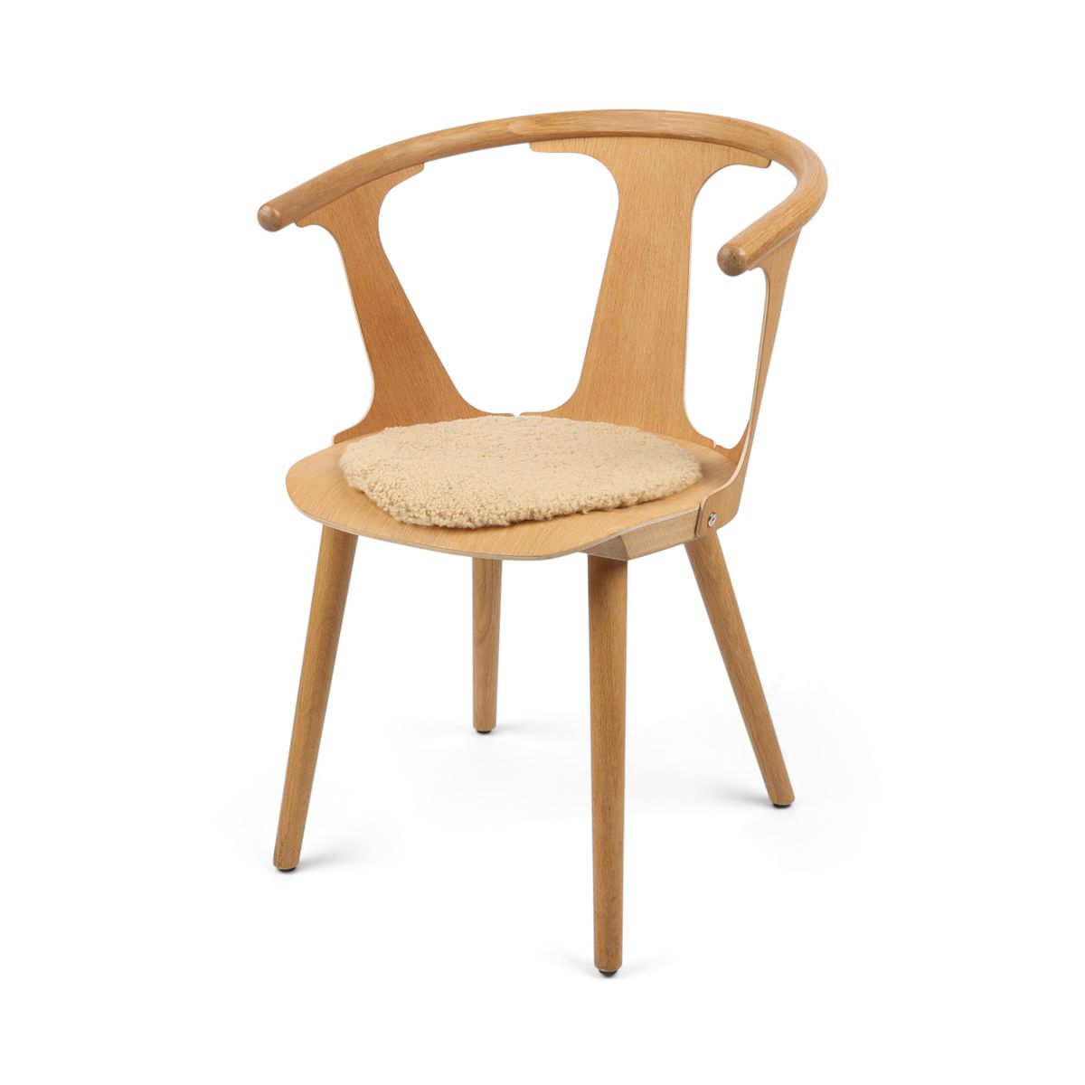 Short Wool Seat Cover | New Zealand | Round Moon Light