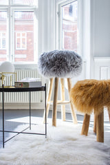 Long Wool Stool Cover