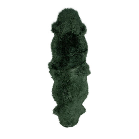 Double Rug | Long Wool | New Zealand Hedge Green