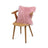 Sheepskin Cushion | Tibet | 20x20 in Lady Pink