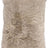 Long-Wool Sheepskin Cushion | 16x24 in Taupe
