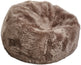 Round Sheepskin Bean Bag | Long Wool | Medium | Large Dove