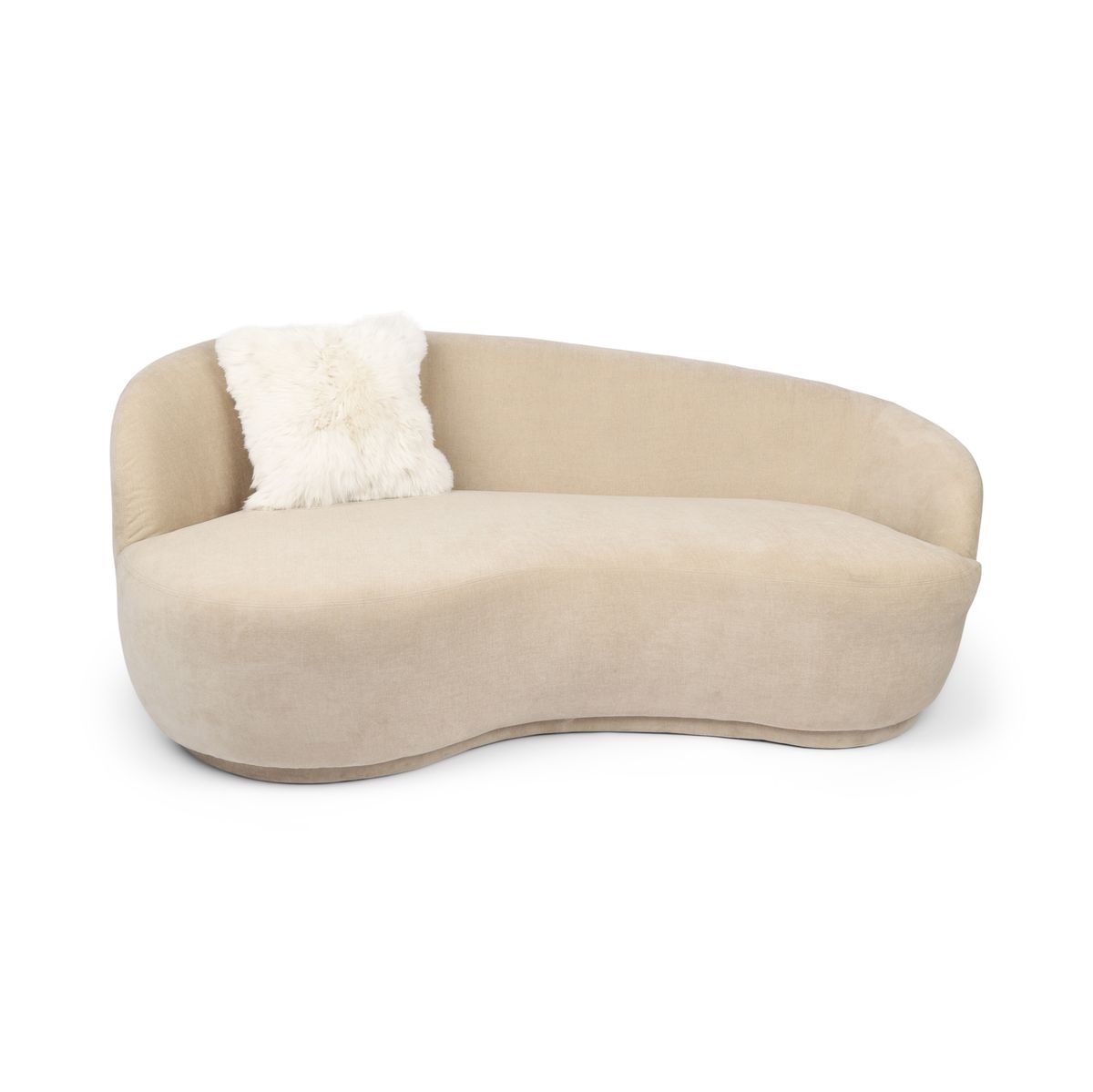 Cushion Cover | Long Wool | New Zealand Ivory