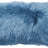 Long-Wool Sheepskin Cushion | Doublesided | New Zealand | 25x50 cm Coral Blue