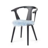 Curly Sheepskin Seat Cover Summer Sky