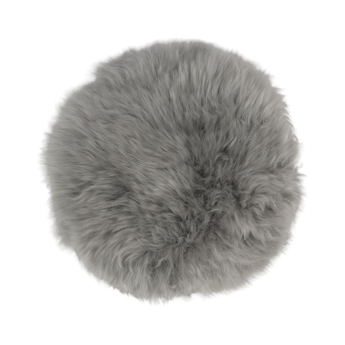 Premium Seat Cover | Long Wool | New Zealand | D13 in Light Grey