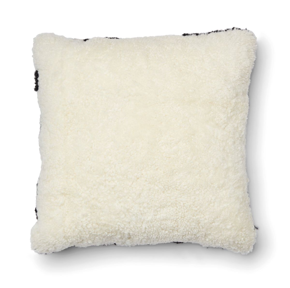 Zebra Cushion | Doublesided | 24x24 in Black/Ivory