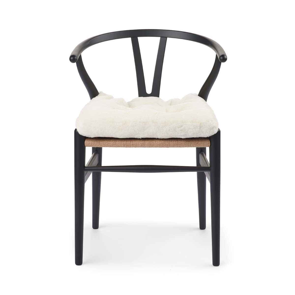 Moccasin Seat Cover | 18x18x2 in White