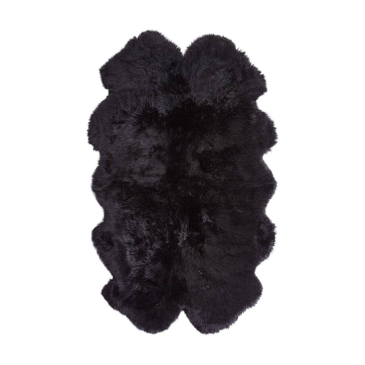 Quadruple Sheepskin | Long Wool | New Zealand Black
