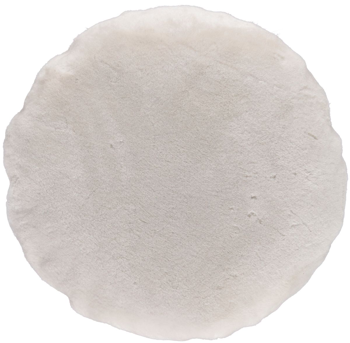 Nordic Velvet Cushion | D18 in | D24 in Pearl