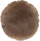 Nordic Velvet Cushion | D18 in | D24 in Light Mocca