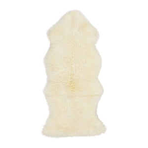 New Zealand Sheepskin | Long Wool | Rug 135 cm Ivory